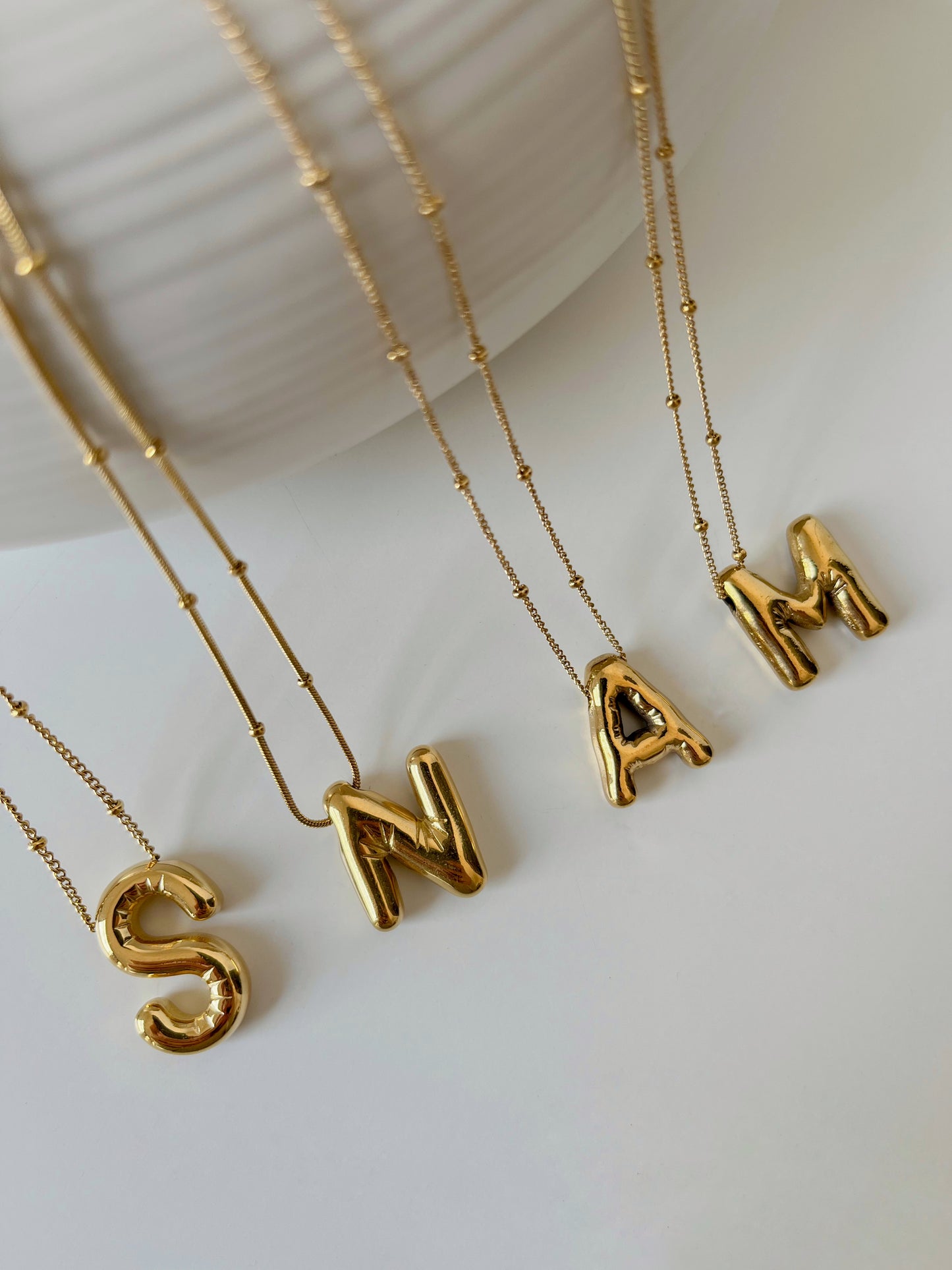 Ballon Letter Necklace