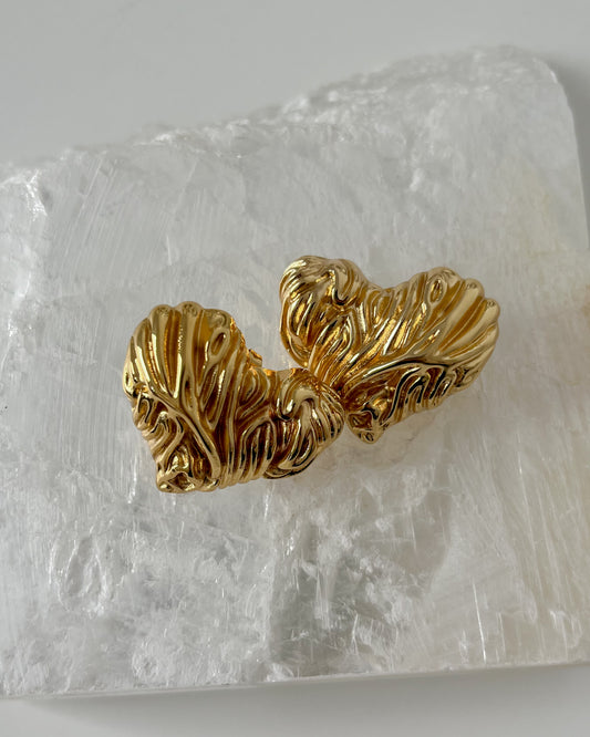 Heart Waves Earring